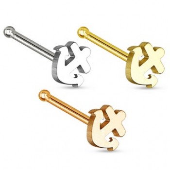 Anchor Nose Stud